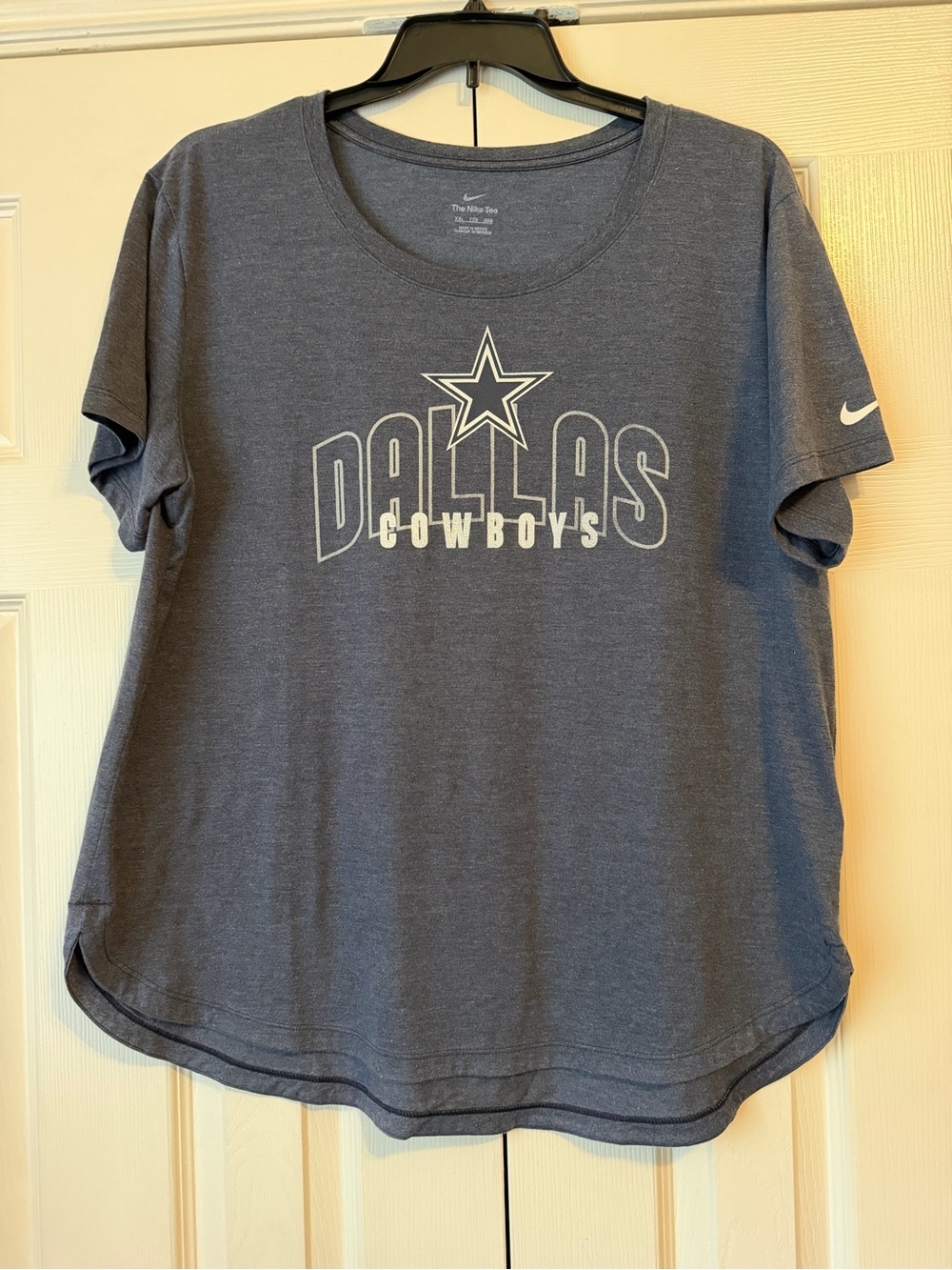 Nike Women’s Dallas Cowboys Heather Gray Short Sleeve Tee NFL
